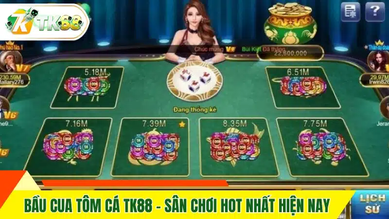 Roulette TK88 - Thiên Đường Săn Thưởng Cực Chất 2025 11 Bầu Cua Tôm Cá TK88 - Sân chơi hot nhất hiện nay